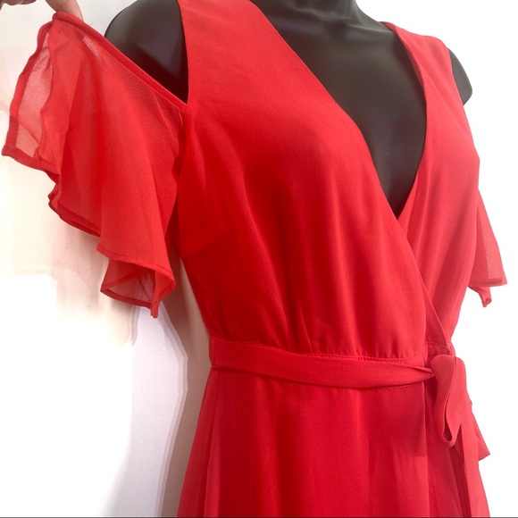 BB Dakota RSVP Maxi Wrap Dress - Picture 2 of 6